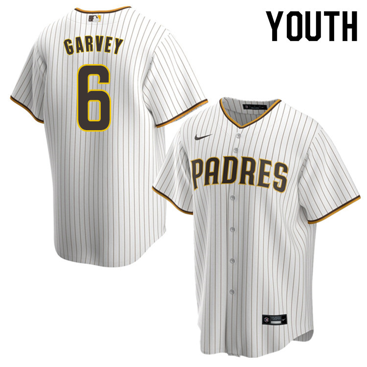 Nike Youth #6 Steve Garvey San Diego Padres Baseball Jersey Sale-White - Click Image to Close